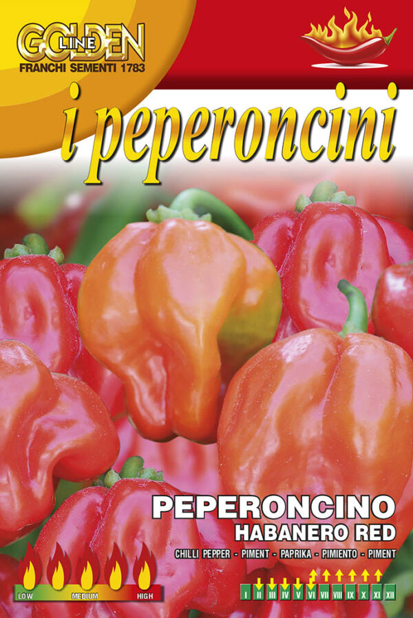 Chilli - červené habanero